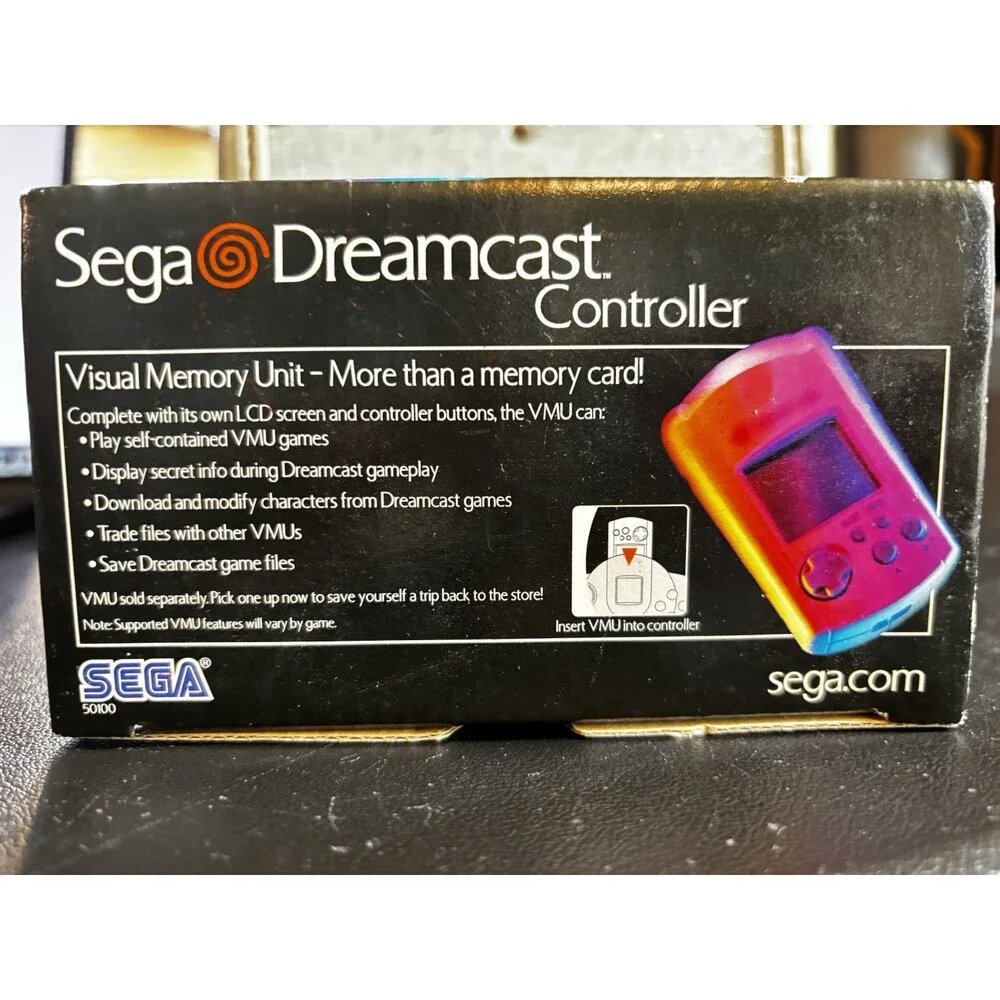 SEGA HKT-7700 Dreamcast Controller - Gray- In box with manual